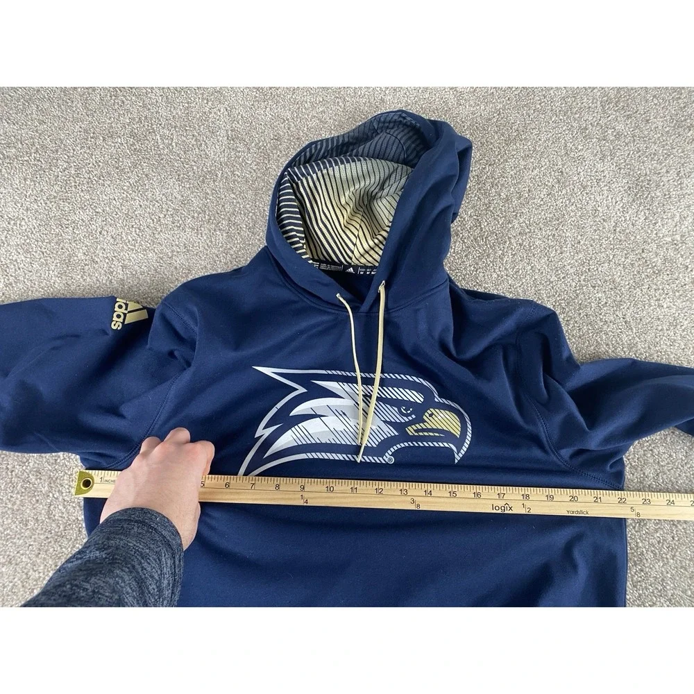 Adidas Georgia Southern‎ Eagles Fleece Hoodie Blue Mens Medium Climawarm NCAA